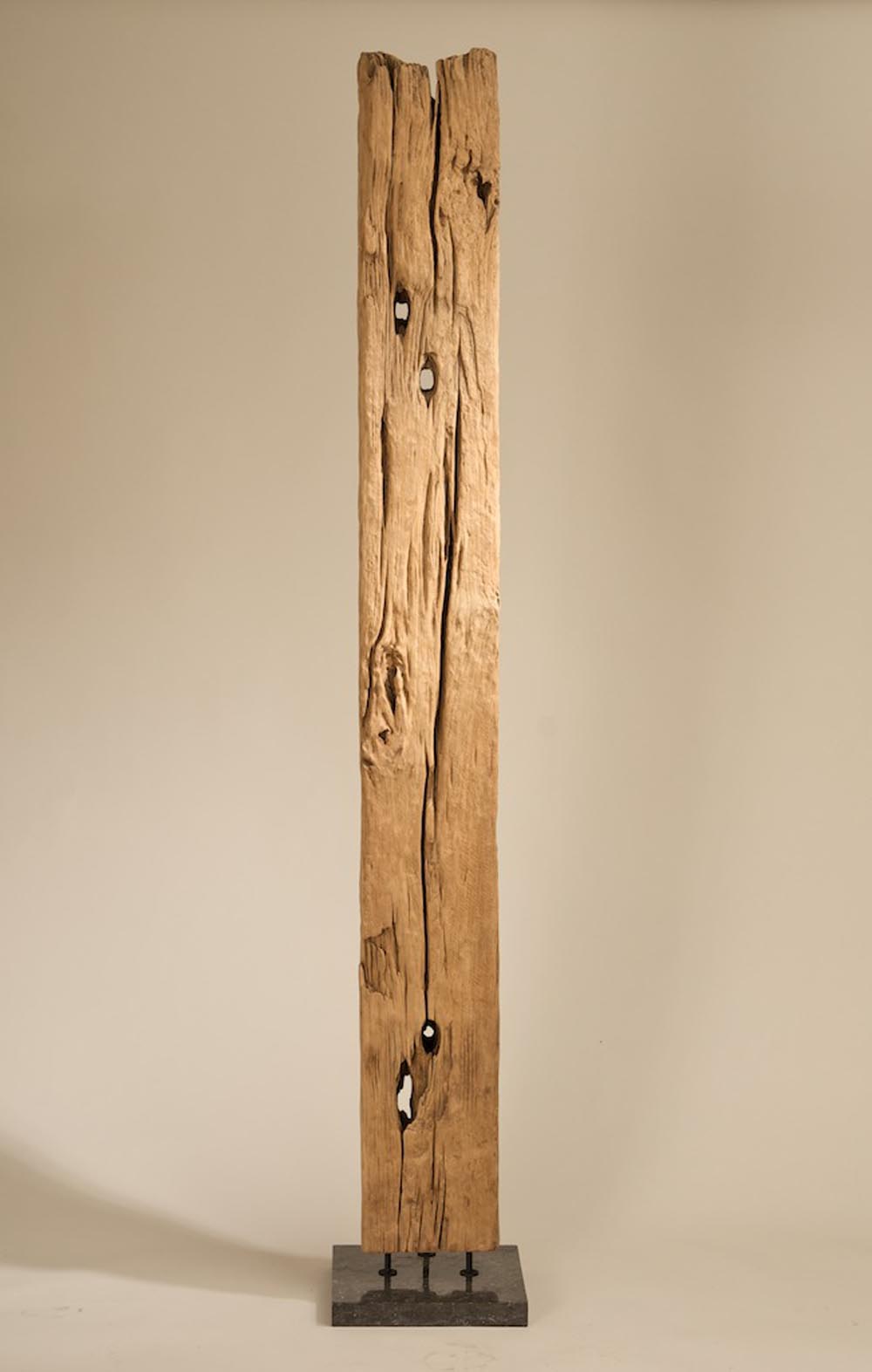 Teak Bahnschwelle 160 cm Massives Teak Dekoholz Dekoholz Holzskulptur
