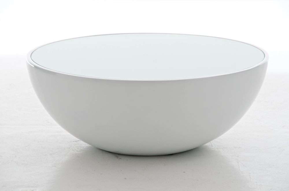 Design couchtisch revita, weià hochglanz neu designer tisch ... Wohnzimmertische rund