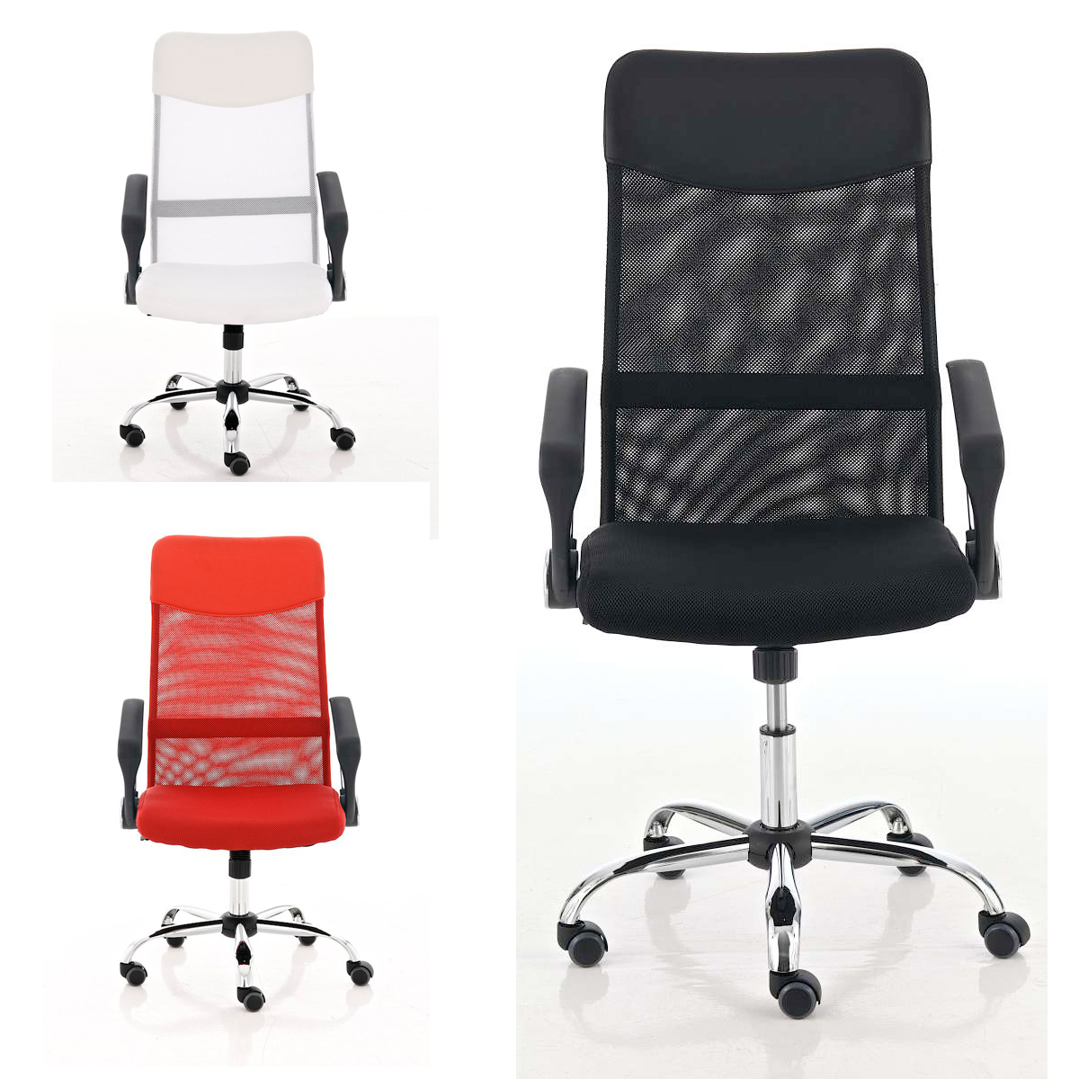 Design Bürostuhl Washington in schwarz, grau, rot oder weiß - Bild 1 von 5