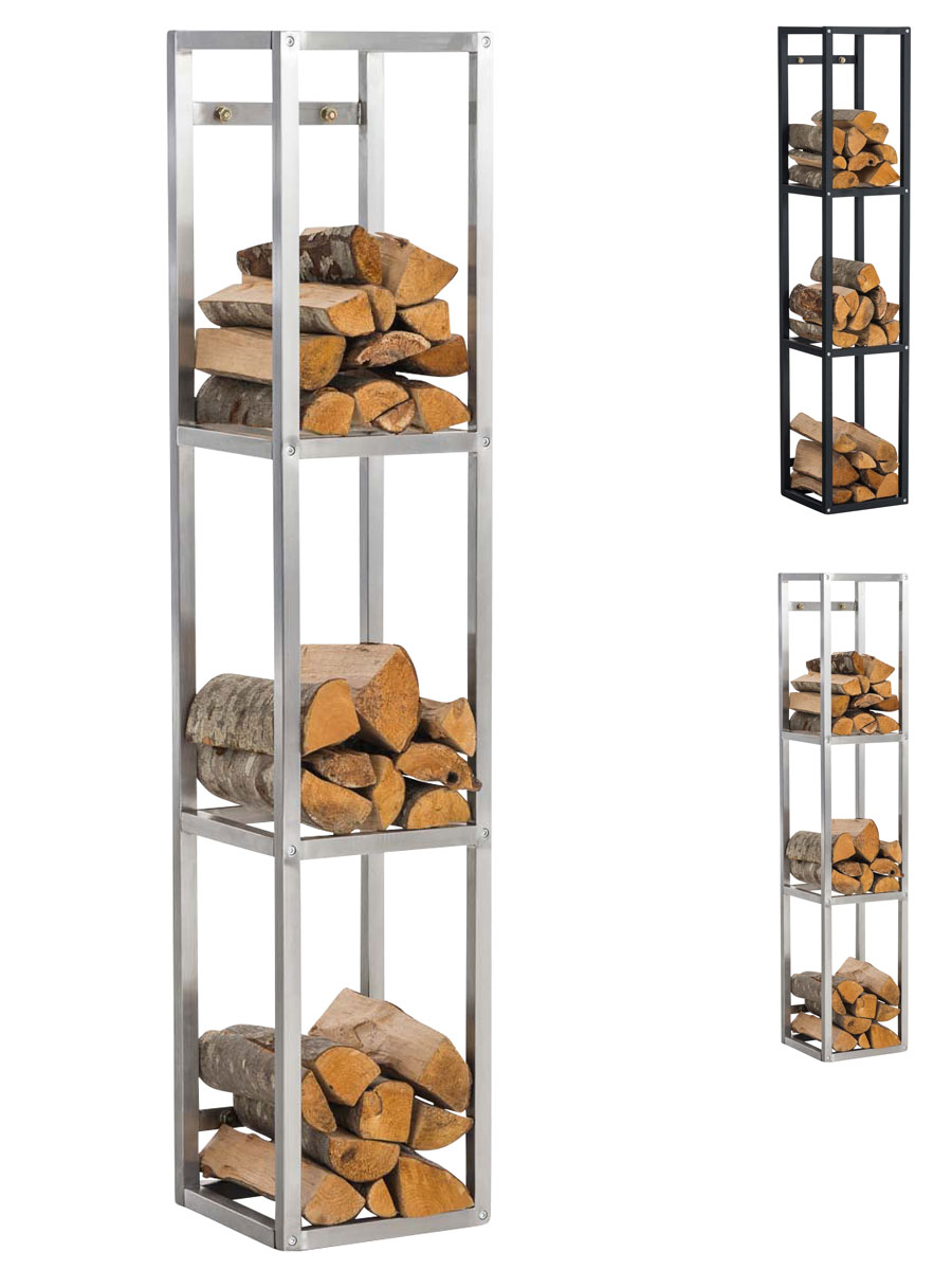 Kaminholzständer Cliff Wand Holzbutler Brennholzlager Kaminregal