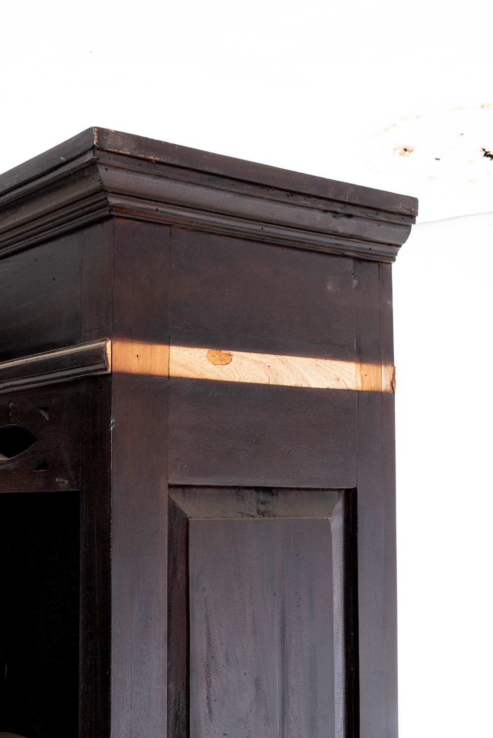 #FSKN13 Bücherschrank Ernest dunkelbraun Bücherregal Massiv